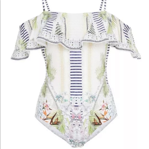 Camilla Other - CAMILLA FRANKS Swimsuit Bathers Size XS BNWT Beach Shack Embellished Crystals